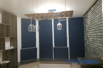 римские шторы из фактурной рогожки - 212