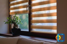 Рулонні штори День-Ніч м'яко розсіюють сонячне світло